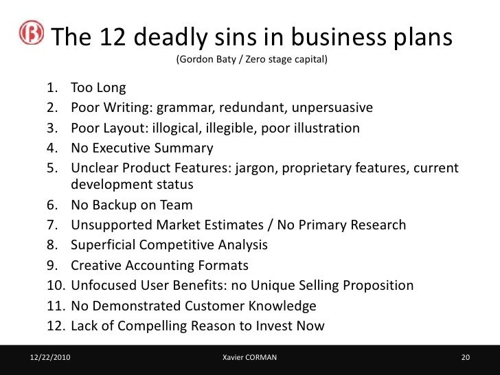 simple business plan example free business plan